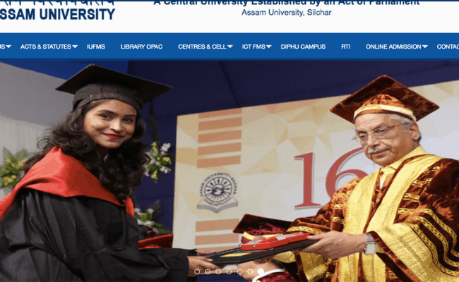Assam University Recruitment 2019