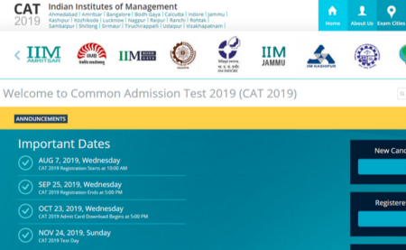 CAT 2019 Registration Process Ended 