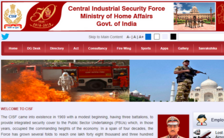 CISF Constable 2019 for 914 Posts 