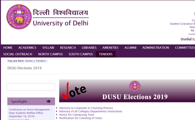 Delhi University Student’s Union 2019 Election Results – PaGaLGuY