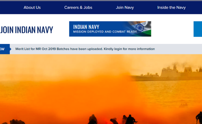 Indian Navy MR 2019 Admit Card