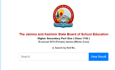 JKBOSE 12th Class 2019 Result