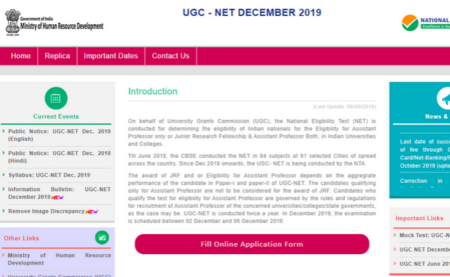 NTA UGC NET 2019 Exam Application Fees 