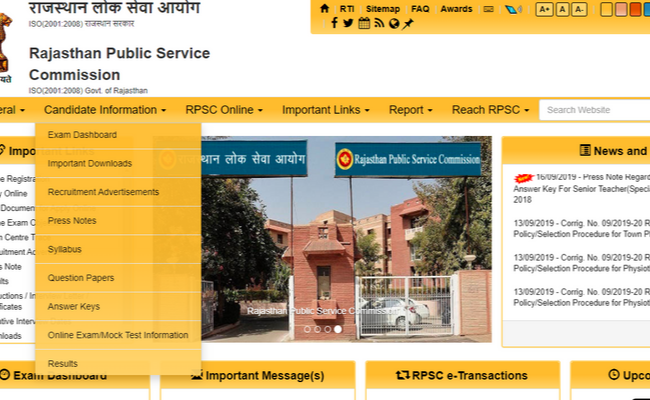 RPSC 2019 Recruitment for 156 Junior Legal Officer Posts