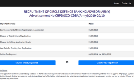 SBI SCO Various Post Online Form 2019