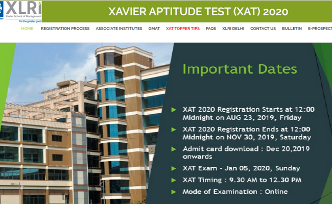 XAT 2020 Application Process