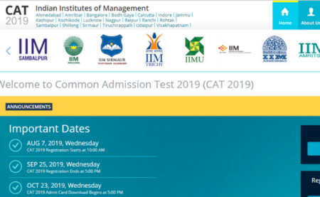  CAT 2019 Admit Card to be Published Tomorrow 