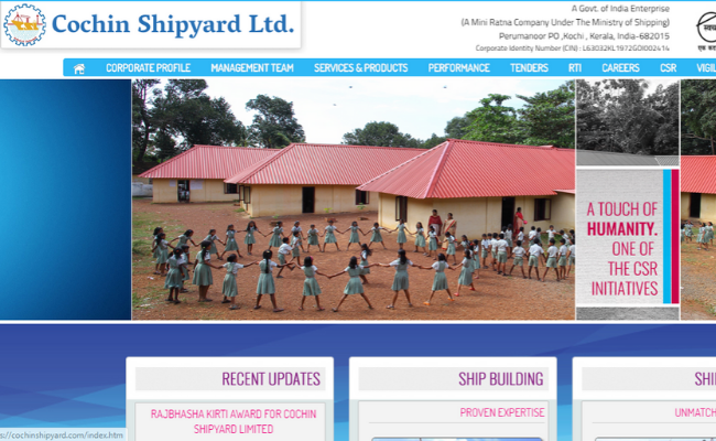 Cochin Shipyard ltd Project Assistants Answer Key 2019