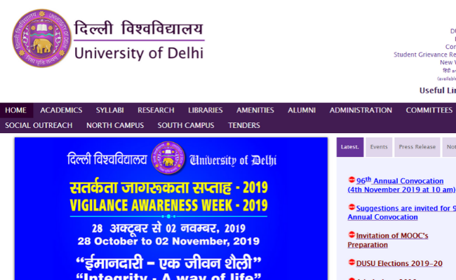 Delhi University 96th Convocation 2019