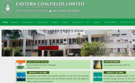 Eastern Coalfield 2019 Recruitment