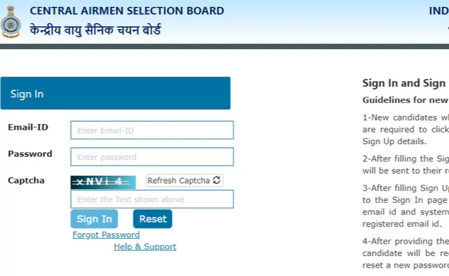 Indian Air Force Group X & Y 2019 Phase I Result, and Phase II Admit Card