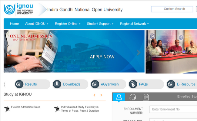 IGNOU January 2020 Re-registration