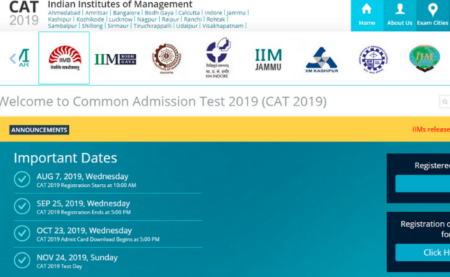 IIM CAT Admit Card 2019 