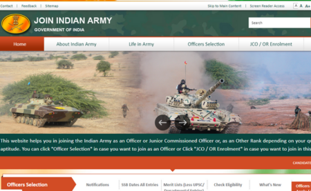 Indian Army TGC 131 and TES 43 Courses Online Application 
