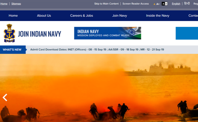 Indian Navy SSR and AA 2019 Result