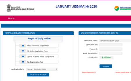  JEE Main 2020 Application Form Correction Window 