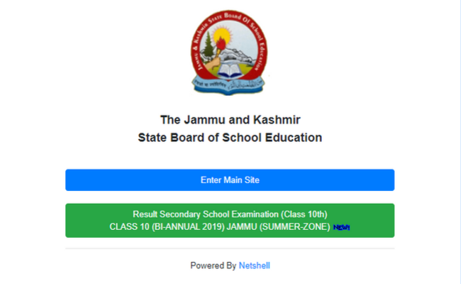 JKBOSE Class 10 Bi-Annual Examination 2019