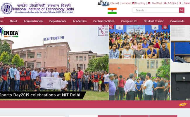 NIT Delhi Recruitment 2019