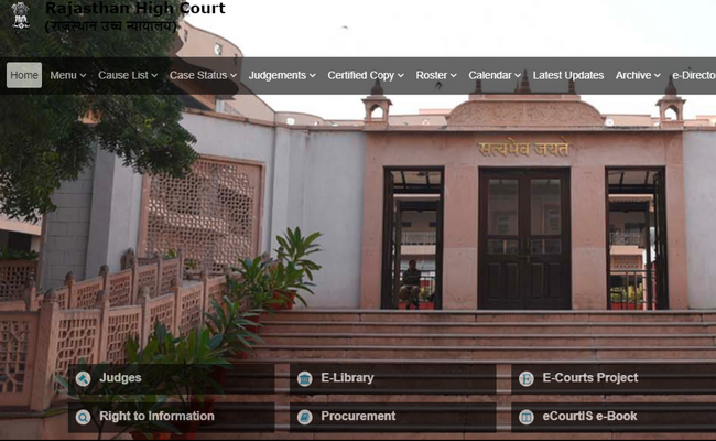 Rajasthan High Court Civil Judge Mains 2019 Result