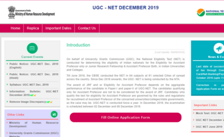 UGC NET 2019 December Exam 