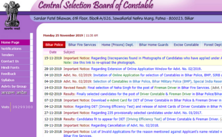 Bihar CSBC Forest Guard Final Result 2019 