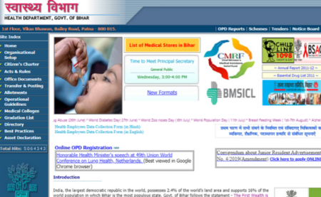 Bihar Health Department Recruitment 2019