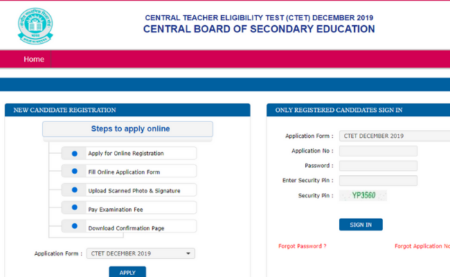 CTET 2019 Revised Exam Schedule and Admit Card 