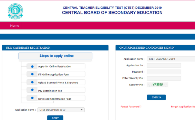 CTET 2019 Revised Exam Schedule and Admit Card