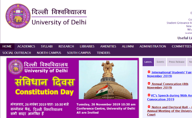 Delhi University (DU) Reschedule SOL Exams for November to May 2020 ...