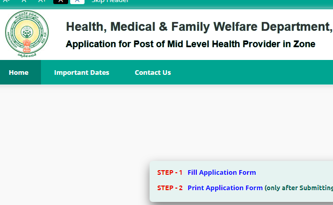 HMFWD Andhra Pradesh Recruitment 2019