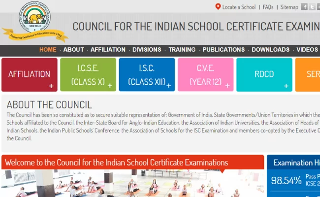 ICSE ISC 2020 Time Table