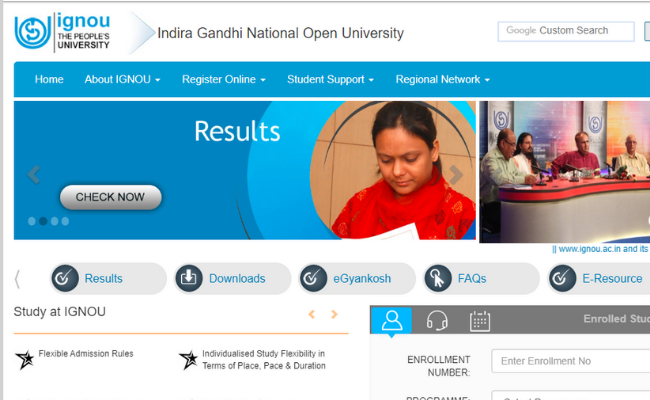 IGNOU January 2020 Admission Process