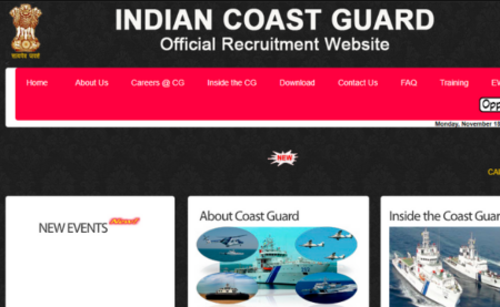 Indian Coast Guard Navik (DB) 10th Entry-01/2020 Batch  Admit Card 2019