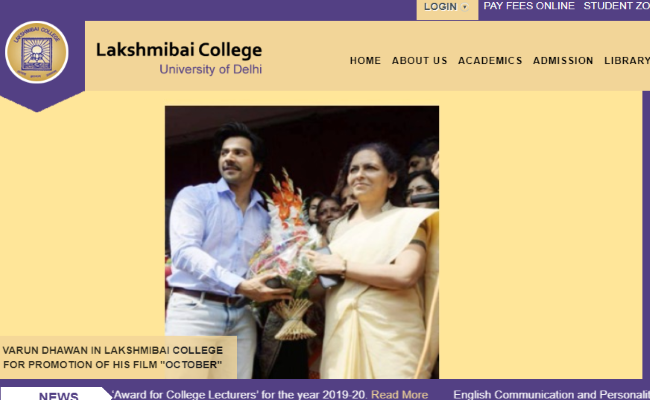 Delhi University Lakshmibai College Recruitment 2019