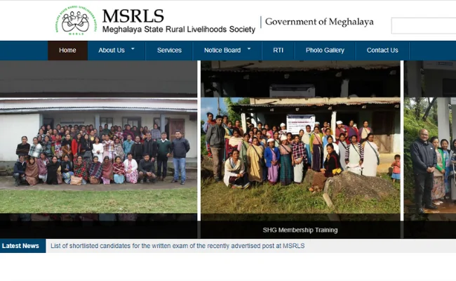 MSRLS Recruitment 2019 Meghalaya