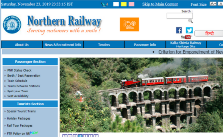 Northern Railway Recruitment 2019