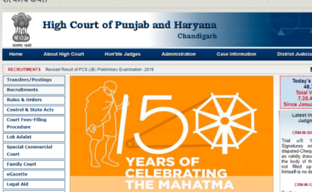 Punjab and Haryana High Court PCS Prelims 2019 Revised Result