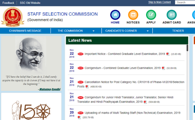 SSC CGL Registration 2019