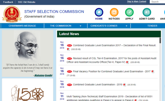 SSC MTS 2019 Paper I and Paper II Exam Pattern