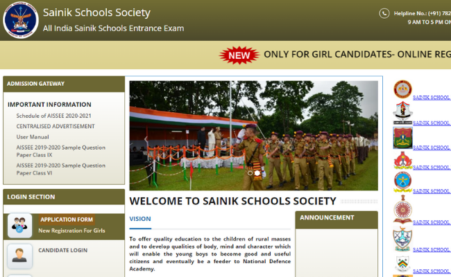 Sanik School Re-Opens Application Window for Girls Candidates