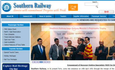 Southern Railway Recruitment 2019