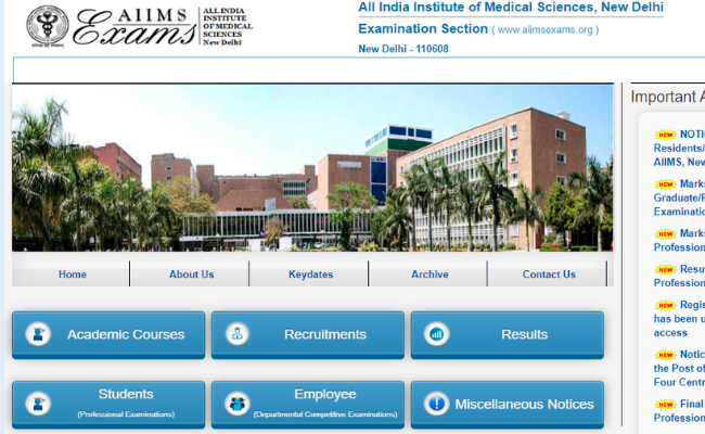 AIIMS Ph.D. January Admit Card 2020