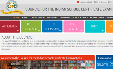 CISCE Board Time Table 2020