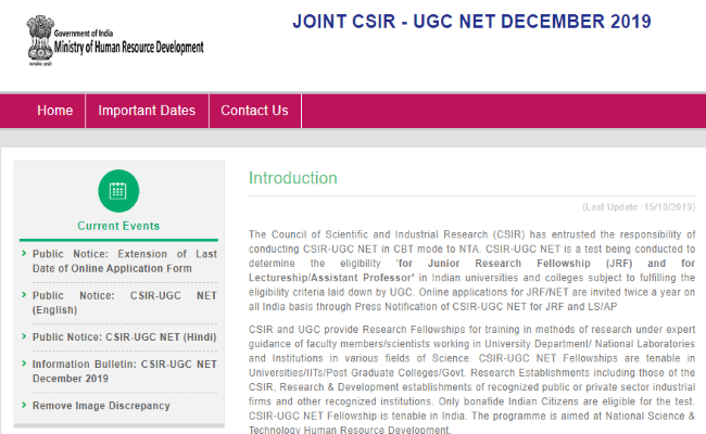 CSIR-UGC NET Exam
