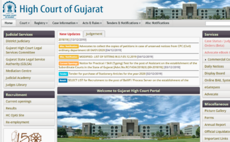Gujarat High Court Civil Judge Prelims 2019 Result