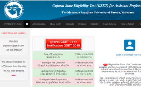 Gujarat SET 2019 Admit Card 