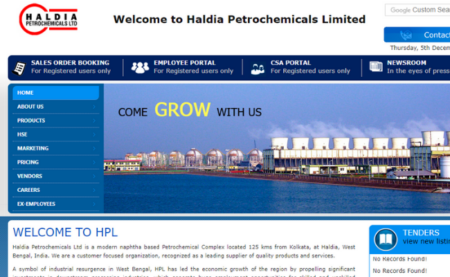 Haldia Petrochemicals Limited Recruitment 2019