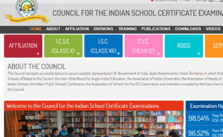 ICSE and ISC Date Sheet 2020 
