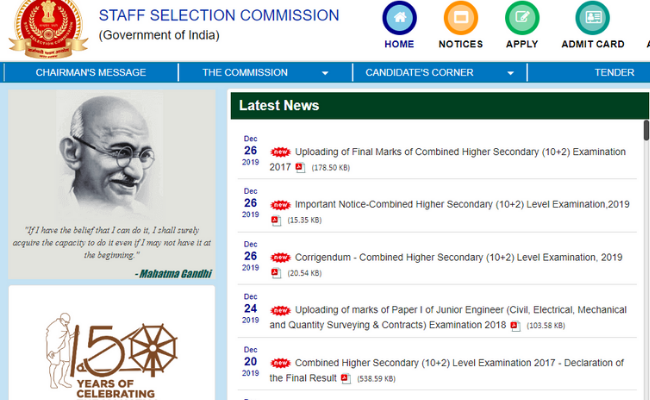 SSC JE Paper I Marks