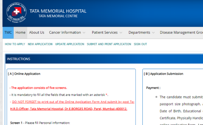 TMC Recruitment 2019